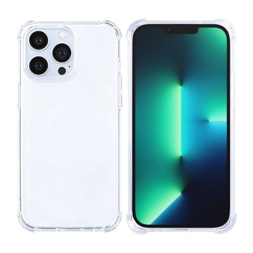 Rixus Anti-Burst – Telefoonhoesje – Beschermhoes – Transparant TPU – iPhone 13 Pro Max