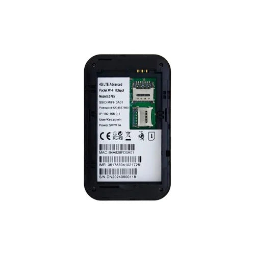 E5785 – 5G Mobiele WiFi Router – 300 Mbps – Draagbare Hotspot – Zwart