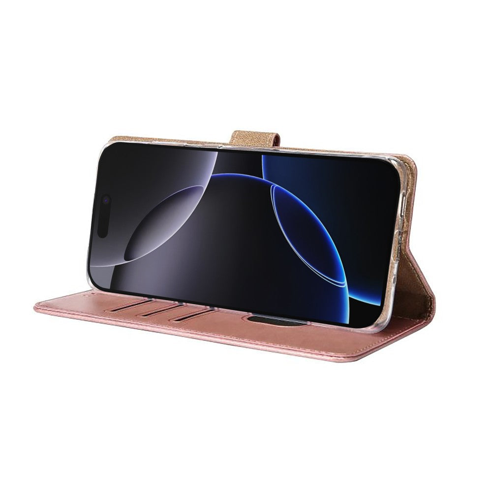 iPhone 17 Pro Max Bookcase hoesje portemonnee- Rixus - Roze