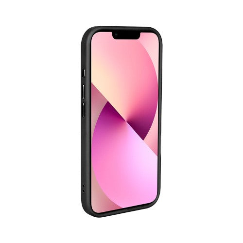 Rixus Mag Carbon – Telefoonhoesje – MagSafe Case – Carbon Design – Titanium Zwart – iPhone 14
