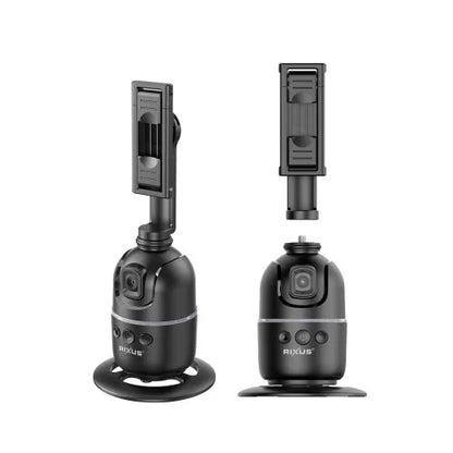 Rixus RXAG03 Auto Face Tracking Standaard – 360° Volgfunctie voor Vloggen, Video en TikTok – Zwart