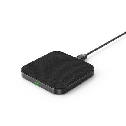 Rixus RXWC25 15W Wireless Fast Charger – Qi Wireless Charging Pad – Black