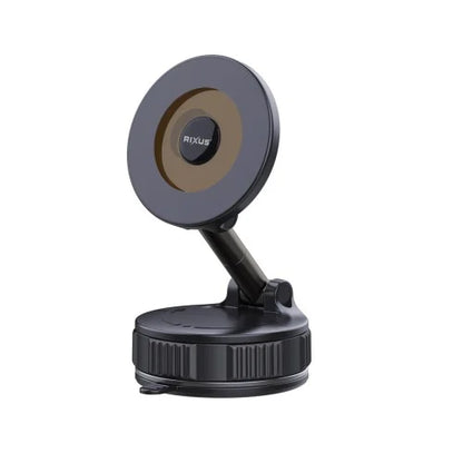 Rixus RXHM71 Magnetische Autohouder – Vacuum Zuignap – MagSafe Telefoonhouder – Zwart