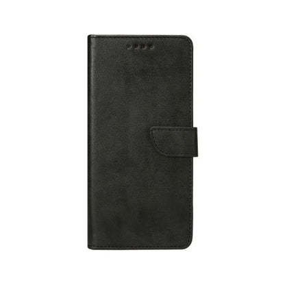 Rixus Bookcase – Telefoonhoesje – Wallet Case met Klep – Zwart Kunstleer – iPhone 16 Pro Max