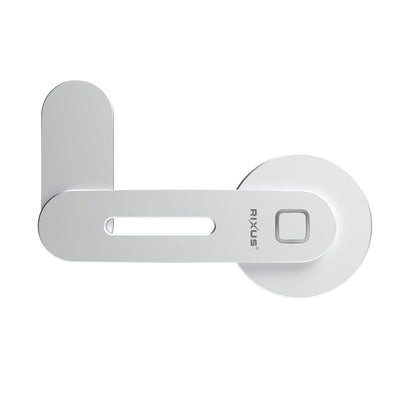 Rixus RXHM87 Magnetische Telefoonhouder voor Laptop en Monitor – Verstelbare MagSafe Bureauhouder – Zilver