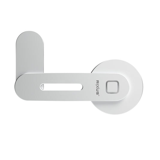 Rixus RXHM87 Magnetische Telefoonhouder voor Laptop en Monitor – Verstelbare MagSafe Bureauhouder – Zilver