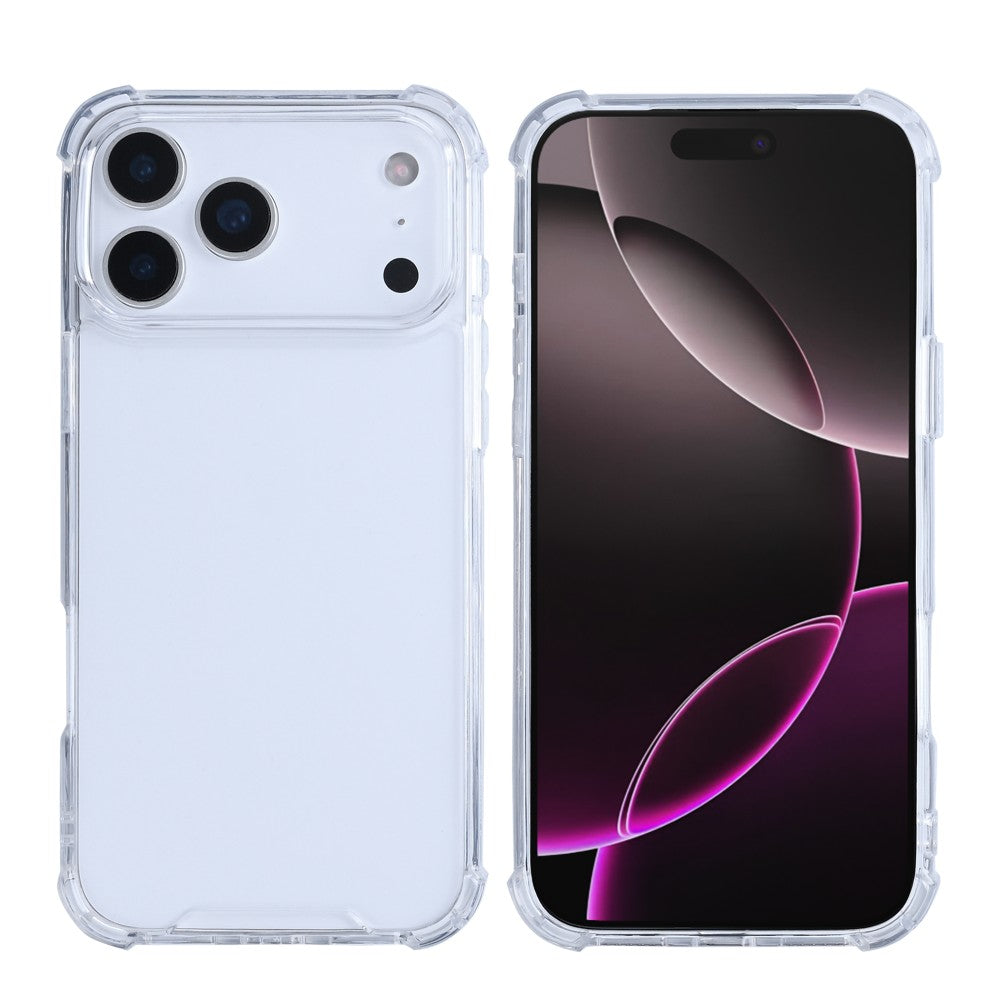 iPhone 17 Pro Telefoonhoesje Transparant - Rixus Anti-Burst Case