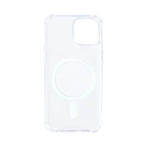 Rixus Anti-Burst – Telefoonhoesje – MagSafe Case – Transparant TPU – iPhone 12 / 12 Pro