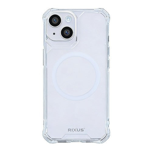 Rixus Armor-X Anti Shock – Telefoonhoesje – MagSafe Beschermhoes – Transparant TPU – iPhone 14