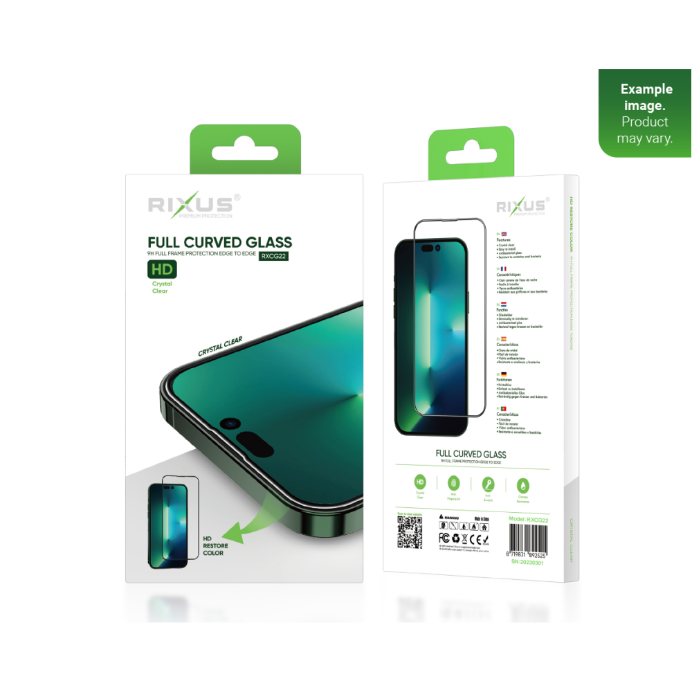 Rixus Clear HD Tempered Glass - iPhone 13 Mini Screenprotector