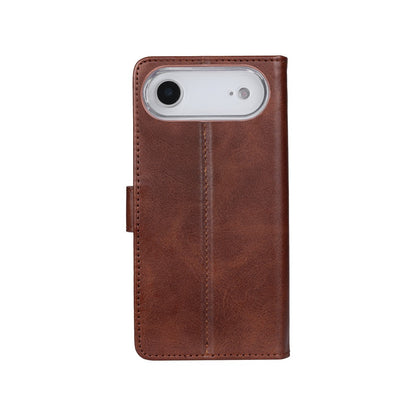 iPhone 17 Air Bookcase hoesje portemonnee- Rixus - Bruin