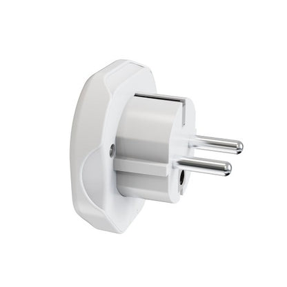 Rixus RXHC27 EU Reisadapter – Wereldstekker Europa – Compacte Travel Adapter – Wit