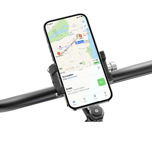 Rixus RXHB06 Fiets Telefoonhouder – Universeel Verstelbaar – Stuurhouder voor Smartphone – Zwart