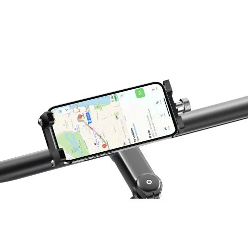 Rixus RXHB06 Fiets Telefoonhouder – Universeel Verstelbaar – Stuurhouder voor Smartphone – Zwart