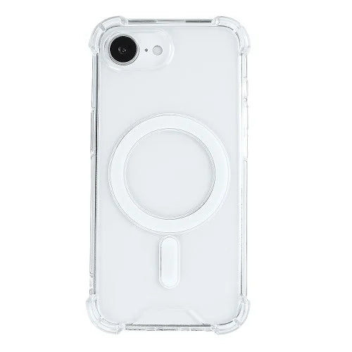 Rixus Anti-Burst – iPhone 16/17 Case – MagSafe Compatible – Shockproof – Transparent