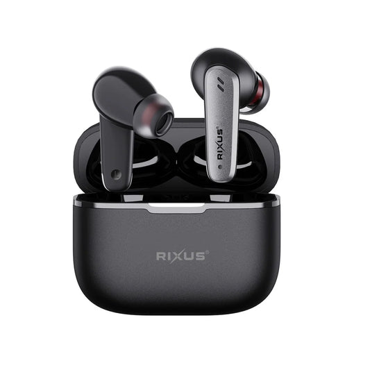 Rixus RXBH33 Draadloze Bluetooth Oordopjes – HiFi Geluid met Oplaadcase – Zwart