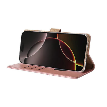 iPhone 17 Air Bookcase hoesje portemonnee- Rixus - Roze