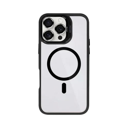 Rixus Classic 03 – Telefoonhoesje – MagSafe Case – Slank & Beschermend – Zwart – iPhone 16 Pro