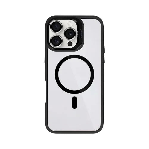 Rixus Classic 03 – Phone Case – MagSafe Case – Slim & Protective – Black – iPhone 16 Pro