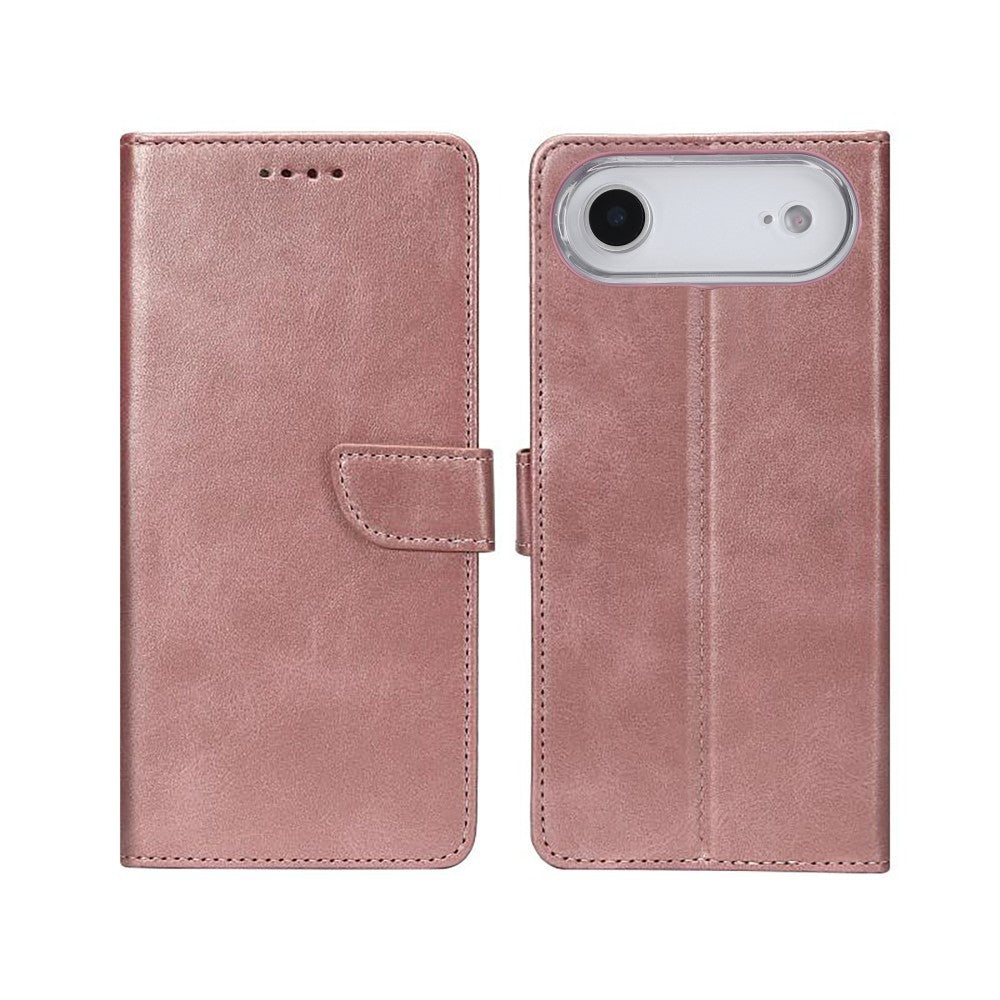 iPhone 17 Air Bookcase hoesje portemonnee- Rixus - Roze