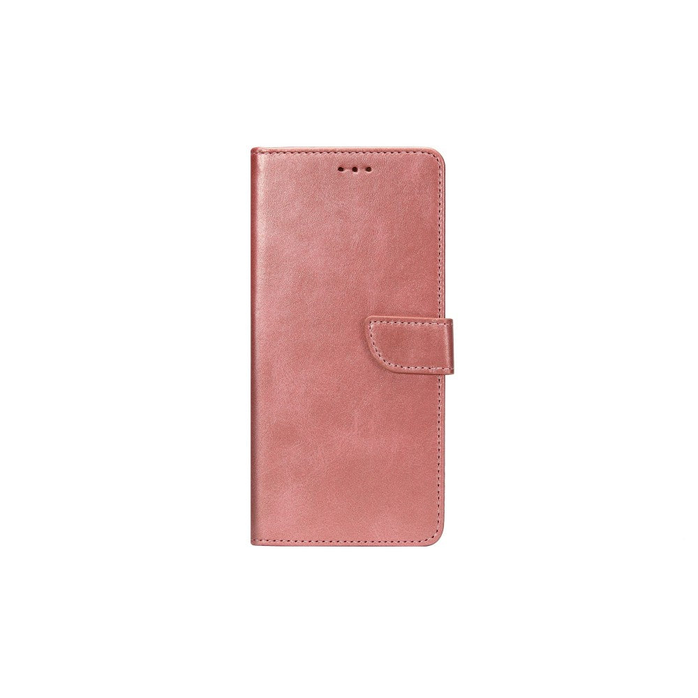 Rixus Bookcase – Telefoonhoesje – Wallet Case – Kunstleer – Roze – iPhone 12 Mini