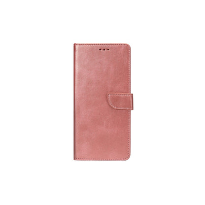 Rixus Bookcase – Telefoonhoesje – Wallet Case – Kunstleer – Roze – iPhone 12 Mini