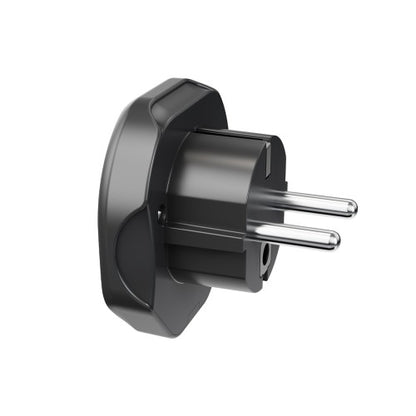 Rixus RXHC27 EU Reisadapter – Wereldstekker Europa – Compacte Travel Adapter – Zwart