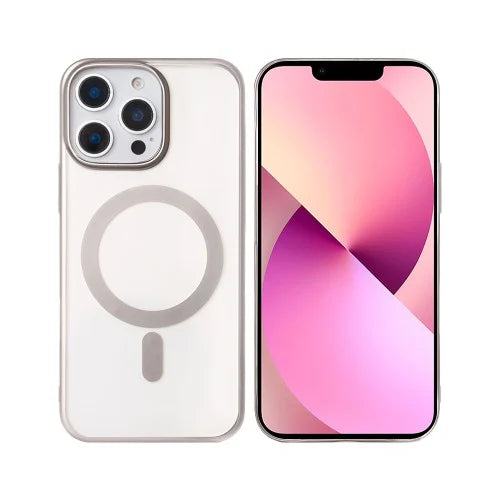 Rixus Instinct Mag Case – Telefoonhoesje – MagSafe Case – Titanium Grijs – iPhone 12 Pro Max