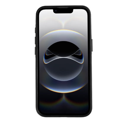 Rixus Mag Carbon – iPhone 16e/17e Hoesje – MagSafe Compatibel – Carbon Design – Titanium Black