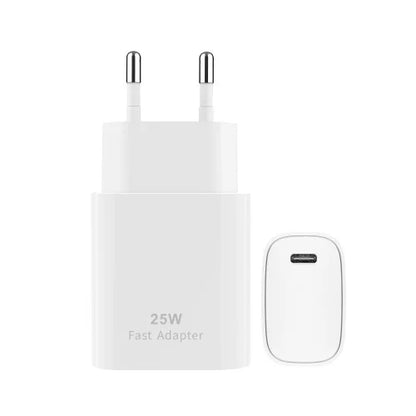 Fast Charging Adapter USB-C 25W – Snellader – Wit