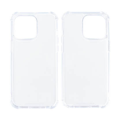 Rixus Anti-Burst – Telefoonhoesje – Beschermhoes – Transparant TPU – iPhone 15 Pro Max
