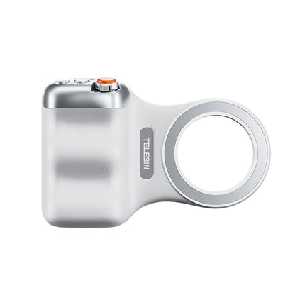TELESIN Fun Shot MagSafe Telefoon Grip – Camera Handgreep voor iPhone – Ergonomische grip – Magnetische bevestiging – Wit