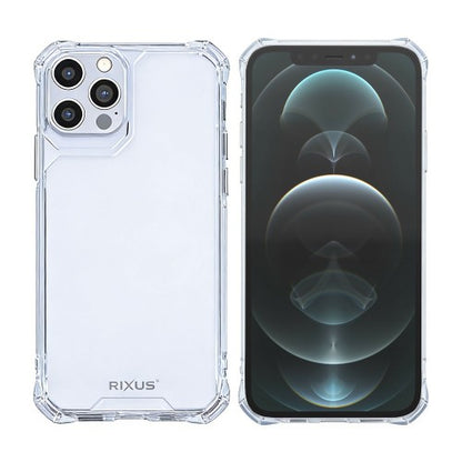Rixus Armor-X Anti Shock – Telefoonhoesje – Transparant TPU – iPhone 12 Pro Max