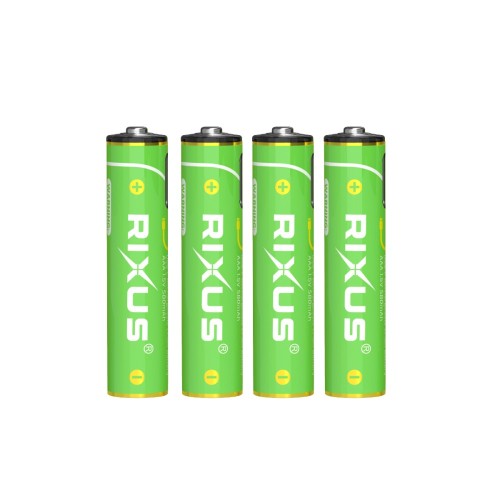 Rixus RXAA07 Oplaadbare AAA Batterijen 880mWh – 4 Stuks – Met USB-C Kabel