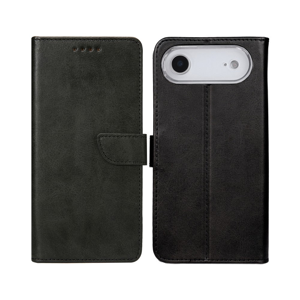 iPhone 17 Air Bookcase hoesje portemonnee- Rixus - Zwart