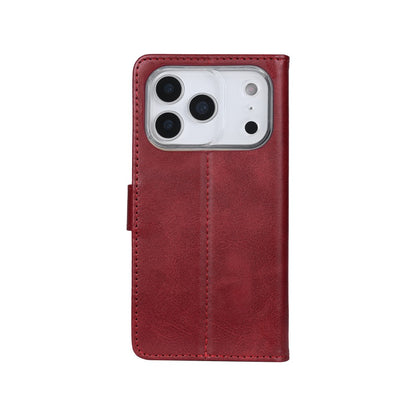 iPhone 17 Pro Max Bookcase hoesje portemonnee- Rixus - Donkerrood