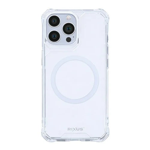 Rixus Armor-X Anti Shock – Phone Case – MagSafe Protective Case – Transparent TPU – iPhone 14 Pro Max