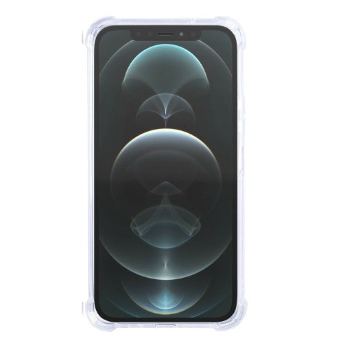 Rixus Anti-Burst – Telefoonhoesje – MagSafe Case – Transparant TPU – iPhone 12 / 12 Pro