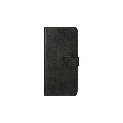 Rixus Bookcase – Telefoonhoesje – Wallet Case – Kunstleer – Zwart – iPhone 12 Pro Max