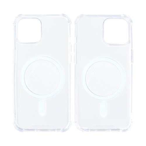 Rixus Anti-Burst – Telefoonhoesje – MagSafe Case – Transparant TPU – iPhone 14 Pro