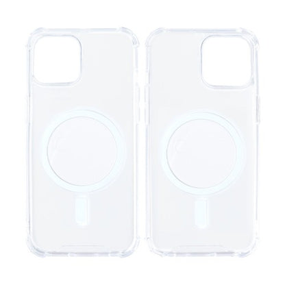 Rixus Anti-Burst – Telefoonhoesje – MagSafe Case – Transparant TPU – iPhone 14 Pro