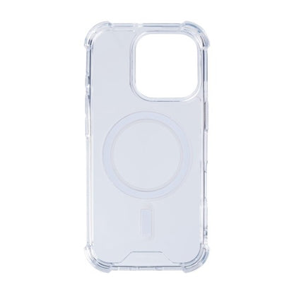Rixus Anti-Burst - Telefoonhoesje - MagSafe Beschermhoes - Transparant TPU - iPhone 16 Pro