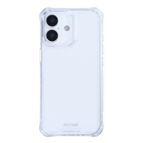 Rixus Armor-X – iPhone 16 Hoesje – Anti-Shock Bescherming – Transparant Design – TPU Materiaal