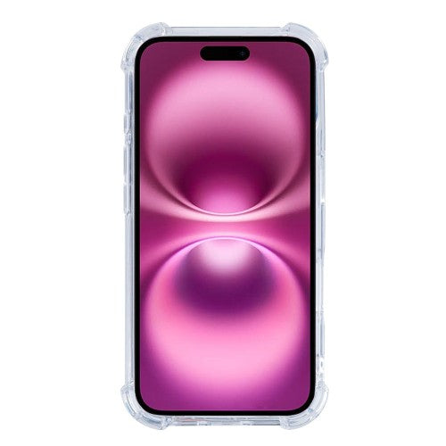Rixus Anti-Burst – Telefoonhoesje – MagSafe Case – Transparant TPU – iPhone 16 Plus
