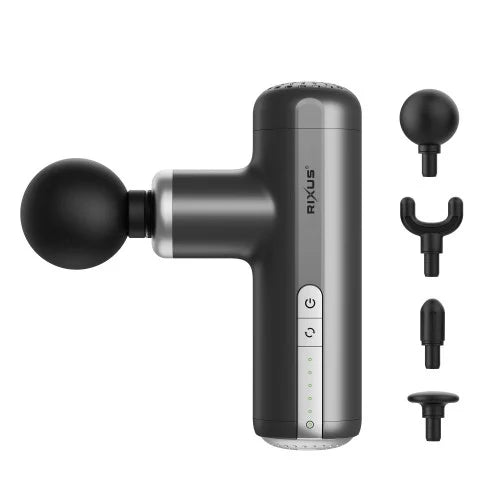 Rixus RXMG01 Mini Massage Gun Pro – Massage Gun – Compact Spiermassage Apparaat – Zwart