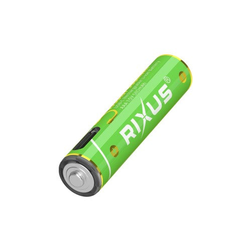 Rixus RXAA07 Oplaadbare AAA Batterijen 880mWh – 4 Stuks – Met USB-C Kabel