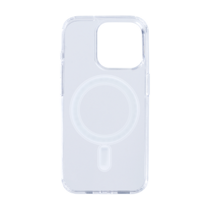 Rixus Magnetic Clear Case Apple iPhone 15 Pro – Transparant Hoesje met MagSafe – TPU Beschermhoes