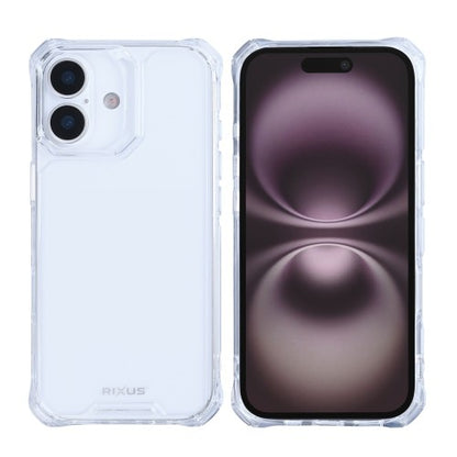 Rixus Armor-X – iPhone 16 Hoesje – Anti-Shock Bescherming – Transparant Design – TPU Materiaal
