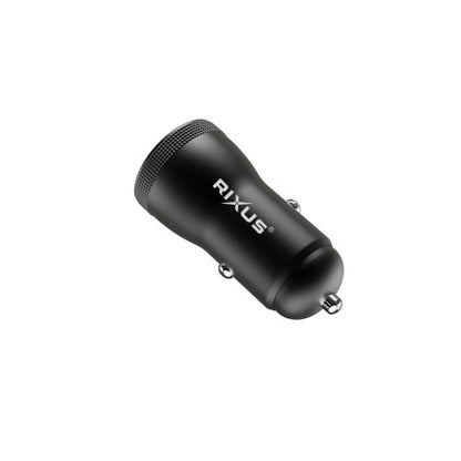 Rixus RXCC11 20W Autolader Snellader – USB-C & USB-A – Voor iPhone & Android (PD & Quick Charge) – Zwart