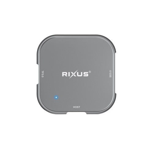 Rixus RXCR23 – Magnetische SD Kaartlezer – USB-C – Grijs